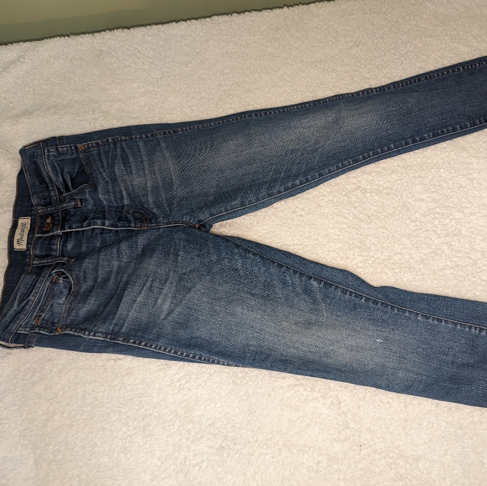 Madewell 10" High-Rise Skinny Jeans in Coronet Wash size 26